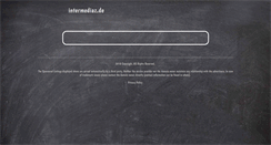 Desktop Screenshot of intermediaz.de
